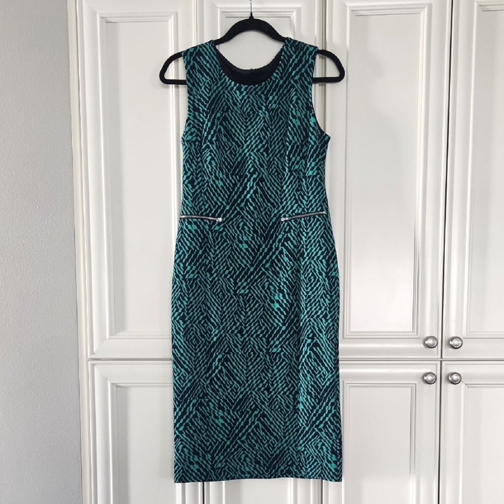 ENFOCUS | Geo Print Bodycon Dress